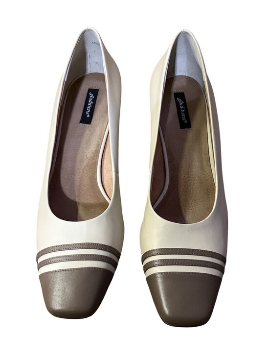 Auditions Shoes - Vintage Auditions Two Tone Leather Pumps 12 SS Narrow Used